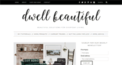 Desktop Screenshot of dwellbeautiful.com